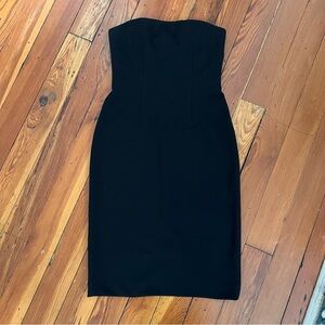 Banana Republic Black Strapless Dress